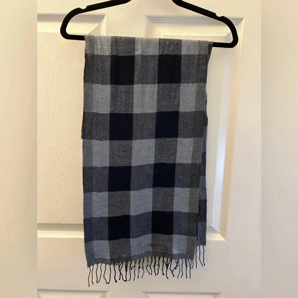 ermenegildo zegna wool scarf GINGHAM